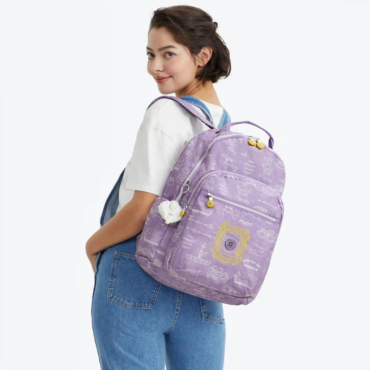 Friends Seoul Lap Printed 15" Laptop Backpack