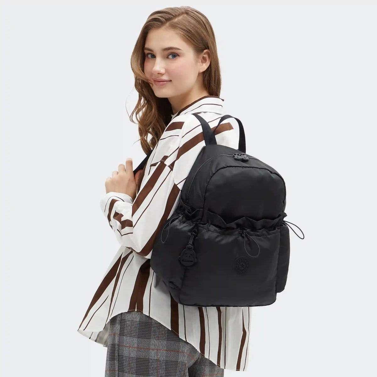 Amita Smooth Satin Backpack